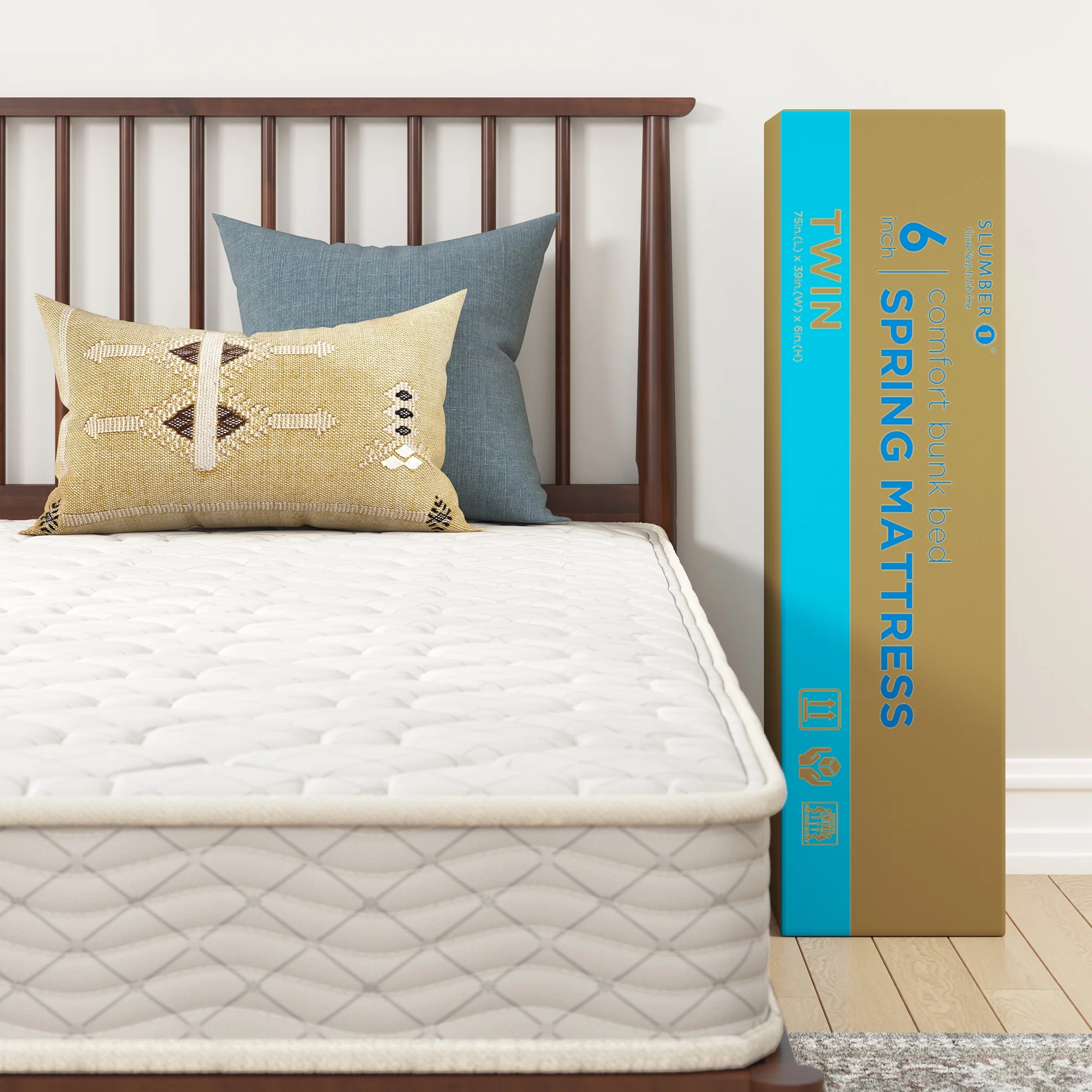 Slumber 1 by Zinus 6" Comfort Innerspring Mattress, Full Slumber 1 by Zinus 6" Comfort Innerspring Mattress, Full - Image 8