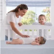 Serta SleepTrue Sparkling Sky Breathable Baby Bed Crib Mattress and Toddler Mattress with Removable/Machine Washable Cover, Blue