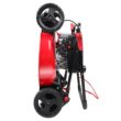 PowerSmart 21 in. Gas Lawn Mower, 144cc 2-in-1 Mulching Push Mower with 6-Positions Height Adjustment, High Rear Wheels