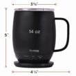 Nextmug Temperature Controlled, Self-Heating Coffee Mug (Black - 14 oz.)
