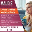 Maud's Decaf Coffee Pods Variety Pack, 80 ct, 9 Assorted Coffee Flavors, Arabica Roasted Decaffinated Coffee