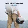 EF ECOFLOW Portable Power Station RIVER 2 Max 500, 499Wh LiFePO4 Battery/ 1 Hour Fast Charging