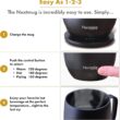 Nextmug Temperature Controlled, Self-Heating Coffee Mug (Graphite - 14 oz.)