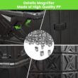 SQUEEZE master XXL Large Compost Bin Outdoor- 720L /190 Gallon-Easy Assembly-No Screws-Sturdy & Durable-Green Door