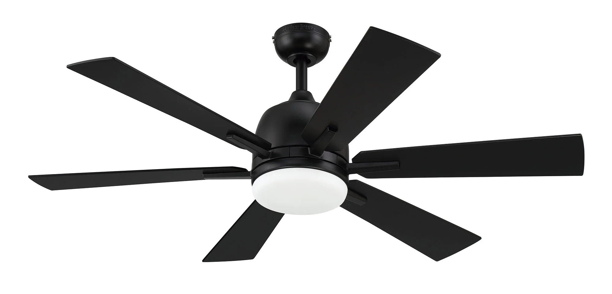Harbor Breeze Bradbury 48-in Matte Black Ceiling Fan with Light and Remote (6-Blade) Harbor Breeze Bradbury 48-in Matte Black Ceiling Fan with Light and Remote (6-Blade) - Image 6
