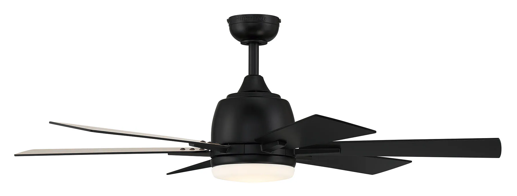 Harbor Breeze Bradbury 48-in Matte Black Ceiling Fan with Light and Remote (6-Blade) Harbor Breeze Bradbury 48-in Matte Black Ceiling Fan with Light and Remote (6-Blade) - Image 7