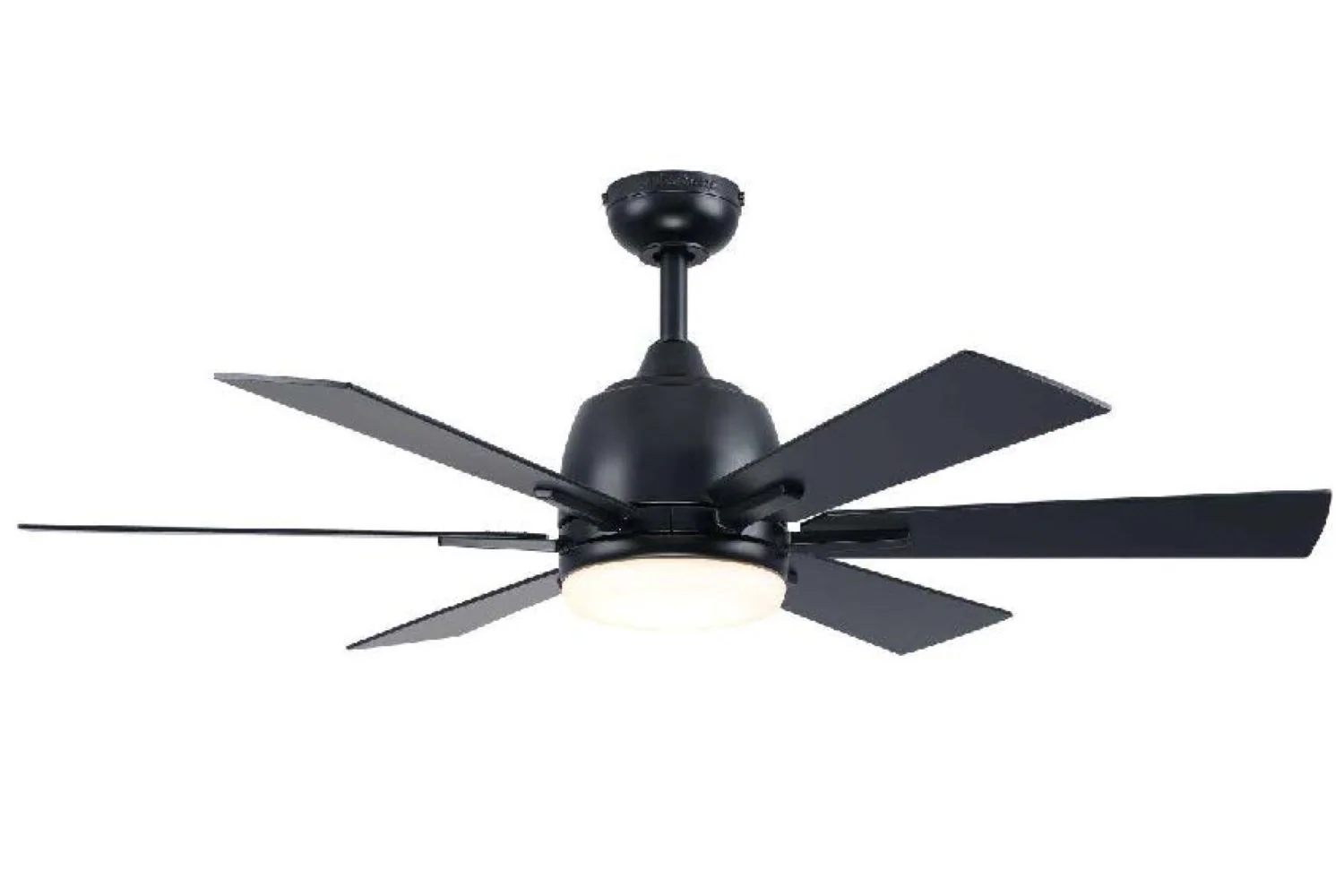 Harbor Breeze Bradbury 48-in Matte Black Ceiling Fan with Light and Remote (6-Blade) Harbor Breeze Bradbury 48-in Matte Black Ceiling Fan with Light and Remote (6-Blade) - Image 8