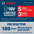 Bosch Profactor 18-volt 8-Amp 5-1/2-in Brushless Cordless Plunge/Track Circular Saw (1-Battery & Charger Included)