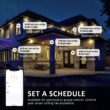 CARRO USA Aspen 56-in Black with Wooden/Walnut Blades Indoor/Outdoor Smart Ceiling Fan with Light and Remote (5-Blade)