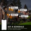 CARRO USA Essex 52-in Black with Wooden/Walnut Blades Indoor/Outdoor Smart Ceiling Fan with Light and Remote (5-Blade)