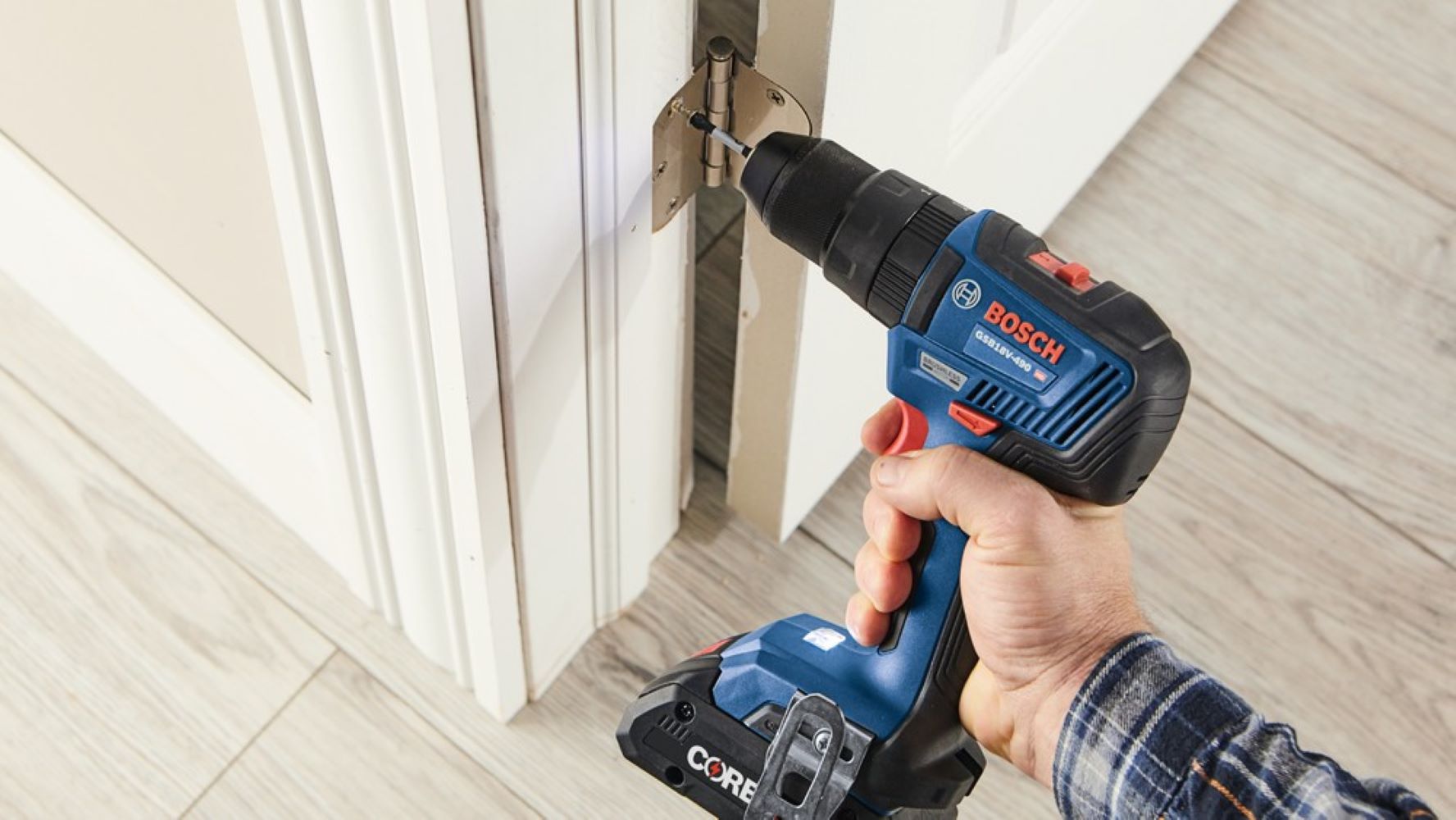 Bosch 18-volt 4-Tool Brushless Power Tool Combo Kit with Soft Case (2-Batteries Included and Charger Included) Bosch 18-volt 4-Tool Brushless Power Tool Combo Kit with Soft Case (2-Batteries Included and Charger Included) - Image 13