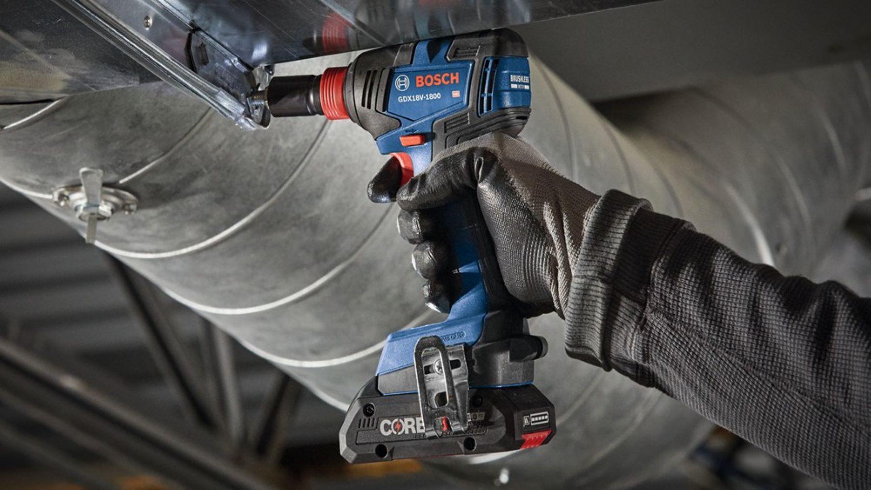 Bosch 18-volt 4-Tool Brushless Power Tool Combo Kit with Soft Case (2-Batteries Included and Charger Included) Bosch 18-volt 4-Tool Brushless Power Tool Combo Kit with Soft Case (2-Batteries Included and Charger Included) - Image 14