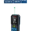 Bosch BLAZE 165-ft Indoor Green Laser Distance Measurer with Backlit Display and Bluetooth Compatibility Bosch BLAZE 165-ft Indoor Green Laser Distance Measurer with Backlit Display and Bluetooth Compatibility