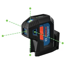 Bosch 125-ft Green Self-Leveling with Plumb Points Laser Level
