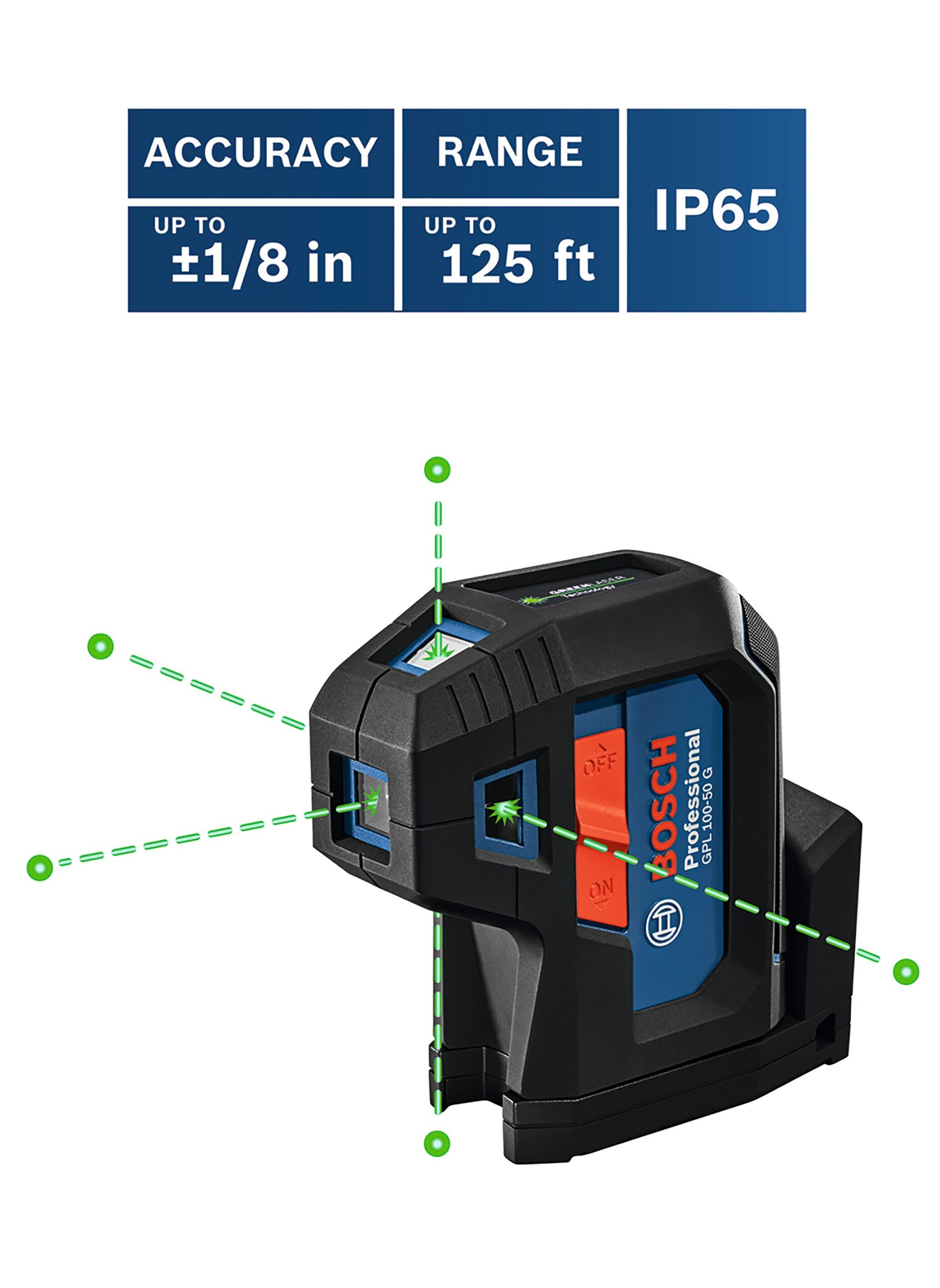 Bosch 125-ft Green Self-Leveling with Plumb Points Laser Level Bosch 125-ft Green Self-Leveling with Plumb Points Laser Level - Image 18