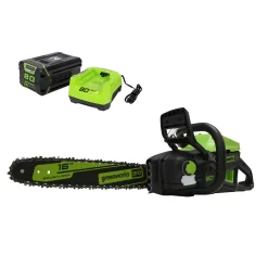 Greenworks 80-volt 16-in Battery 4 Ah Chainsaw (Battery and Charger Included)