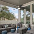Harbor Breeze Cogdell 60-in Brushed Nickel - changing Integrated LED Indoor/Outdoor Downrod or Flush Mount Ceiling Fan (7-Blade)