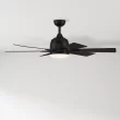 Harbor Breeze Bradbury 48-in Matte Black Ceiling Fan with Light and Remote (6-Blade)