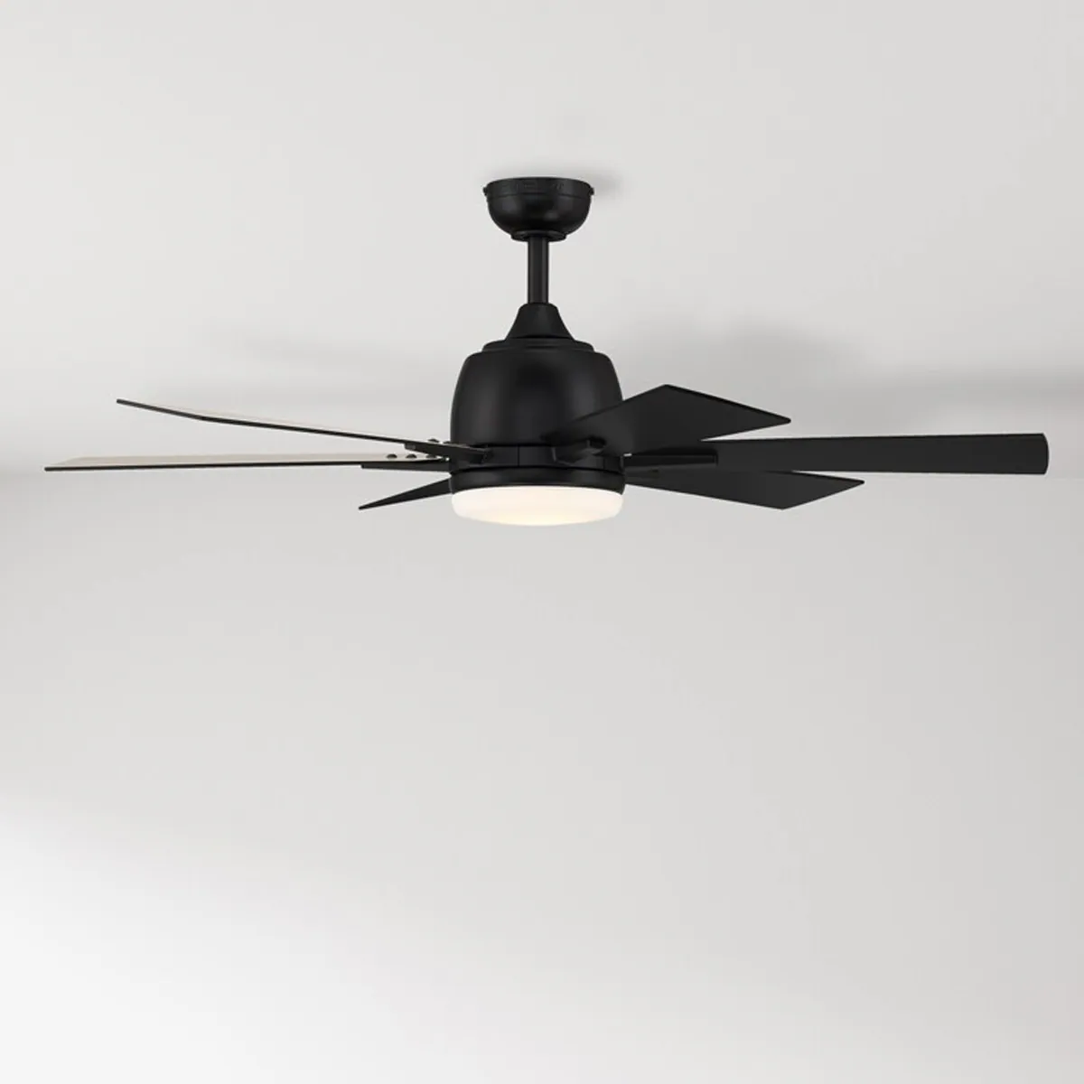 Harbor Breeze Bradbury 48-in Matte Black Ceiling Fan with Light and Remote (6-Blade) Harbor Breeze Bradbury 48-in Matte Black Ceiling Fan with Light and Remote (6-Blade)