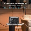 EF ECOFLOW Portable Power Station RIVER 2 Max 500, 499Wh LiFePO4 Battery/ 1 Hour Fast Charging