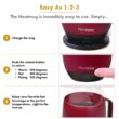 Nextmug Temperature Controlled, Self-Heating Coffee Mug (Burgundy - 14 oz.)