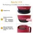 Nextmug Temperature Controlled, Self-Heating Coffee Mug (Dusty Rose - 14 oz.)