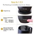 Nextmug Temperature Controlled, Self-Heating Coffee Mug (Black - 14 oz.)