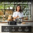 EF ECOFLOW Portable Power Station RIVER 3, 245Wh LiFePO4 Battery Power Station, 300W Up to 600W AC Output