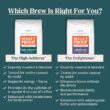 Bulletproof The High Achiever Ground Mushroom Coffee, 10oz (Pack of 3), Medium-Dark Roast