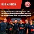 Fire Department Coffee Gives Back to Firefighters, Whole Bean Coffee, Original Medium Roast, Dark Roast, (12oz, Pack of 4)
