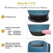 Nextmug Temperature Controlled, Self-Heating Coffee Mug (Slate Blue - 14 oz.)