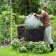 SQUEEZE master XXL Large Compost Bin Outdoor- 720L /190 Gallon-Easy Assembly-No Screws-Sturdy & Durable-Green Door