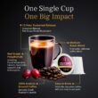 VINIA Blood Flow Energy Coffee Pods - Medium Roast Infused with Red Grape Piceid Resveratrol, 30 Count