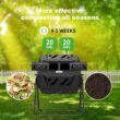 Compost Tumbler Bin Composter Dual Chamber 43 Gallon (Bundled with Pearson's Gardening Gloves) Compost Tumbler Bin Composter Dual Chamber 43 Gallon (Bundled with Pearson's Gardening Gloves)