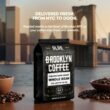 BROOKLYN COFFEE Whole Bean, Italian Dark Roast (5lb) Extra Strong, Delicious Taste, Heavenly Aroma