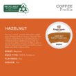 Gloria Jean's Coffees Hazelnut, Single-Serve Keurig K-Cup Pods, Flavored Medium Roast Coffee, 96 Count