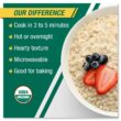 Coach's Oats Organic Whole Grain Oatmeal 3 lbs (48 oz) Pack of 2