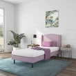 NapQueen Twin Mattress Rainbow 5" Memory Foam Twin Mattress, White, CertiPUR-US Certified, Mattress in a Box