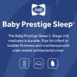 Sealy Baby Prestige Sleep Ultra-Premium 2-Stage Antibacterial, 204 Coil, Baby Crib & Toddler Mattress
