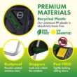 Miracle-Gro Dual Chamber Compost Tumbler – Easy-Turn, Heavy-Duty Outdoor Bin Composter with 2 Sliding Doors (2x18.5 Gal/70L)