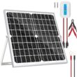 SOLPERK Solar Panel Kit 20W 12V, Solar Battery Trickle Charger Maintainer, Upgrade Controller, Adjustable Mount Bracket SOLPERK Solar Panel Kit 20W 12V, Solar Battery Trickle Charger Maintainer, Upgrade Controller, Adjustable Mount Bracket