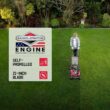PowerSmart 21-Inch Gas Self-Propelled Lawn Mower, 140cc 4-Stroke B&S Engine, 6 Height Settings, 10" Rear Wheels, 1.4 Bushel Grass Bag