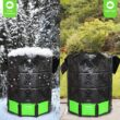 SQUEEZE master XXL Large Compost Bin Outdoor- 720L /190 Gallon-Easy Assembly-No Screws-Sturdy & Durable-Green Door
