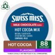 Swiss Miss Milk Chocolate Hot Cocoa, Keurig Single-Serve K-Cup Pods, 88 Count (4 Packs of 22)