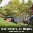 PowerSmart Self Propelled Gas Lawn Mower, 21-Inch 170cc OHV Engine RWD Single-Speed 3-in-1 with Bagging 2024 Version