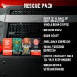 Fire Department Coffee Gives Back to Firefighters, Whole Bean Coffee, Original Medium Roast, Dark Roast, (12oz, Pack of 4)