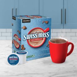 Swiss Miss Milk Chocolate Hot Cocoa, Keurig Single-Serve K-Cup Pods, 88 Count (4 Packs of 22)