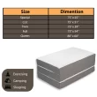 Continental Sleep Sunset, 3” Trifold Memory Foam Mattress, 31-inch, Non-Standard.