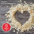 Great River Organic Milling, Oatmeal, Regular Rolled Oats, Organic, 25-Pounds (Pack of 1)