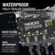 NOCO Genius GEN5X3, 3-Bank, 15A (5A/Bank) Smart Marine Battery Charger